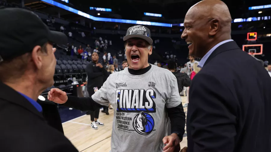 Inolvidable festejo de los Mavericks, campeones del Oeste