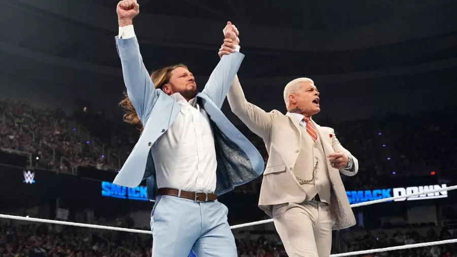 Inesperada traición de AJ Styles a Cody Rhodes en SmackDown