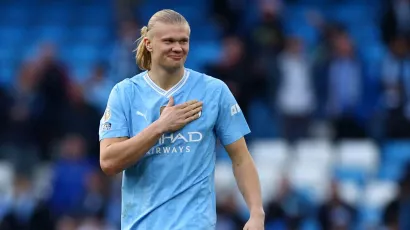 2. Erling Haaland, Manchester City, 23 años: 255.3MDE, contrato hasta 