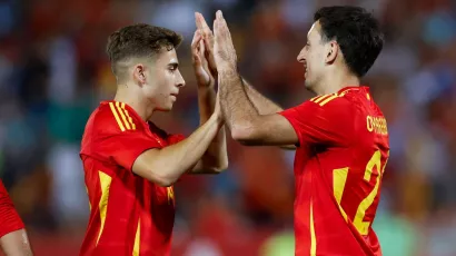 Oyarzabal reached 10 goals as an international with Spain