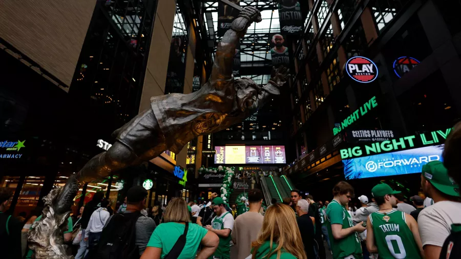 Los fans de los Celtics ya están en modo fiesta