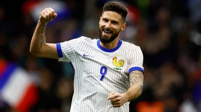 10.	Olivier Giroud, delantero de Francia, 37 años