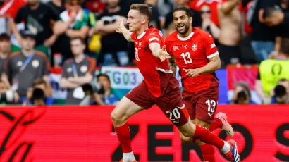 Suiza venció a Hungría y comenzó con el pie derecho la Eurocopa