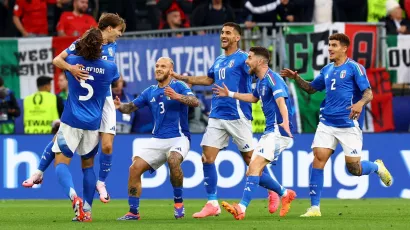 Italy complied against Albania and began the defense of the title in the Euro Cup