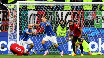 Nedim Bajrami anotó el gol más rápido en la historia de la Eurocopa, pero Italia lo remontó