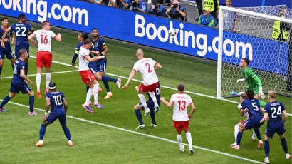 Primer gol del delantero polaco en la Eurocopa