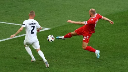 Primer gol en la Euro