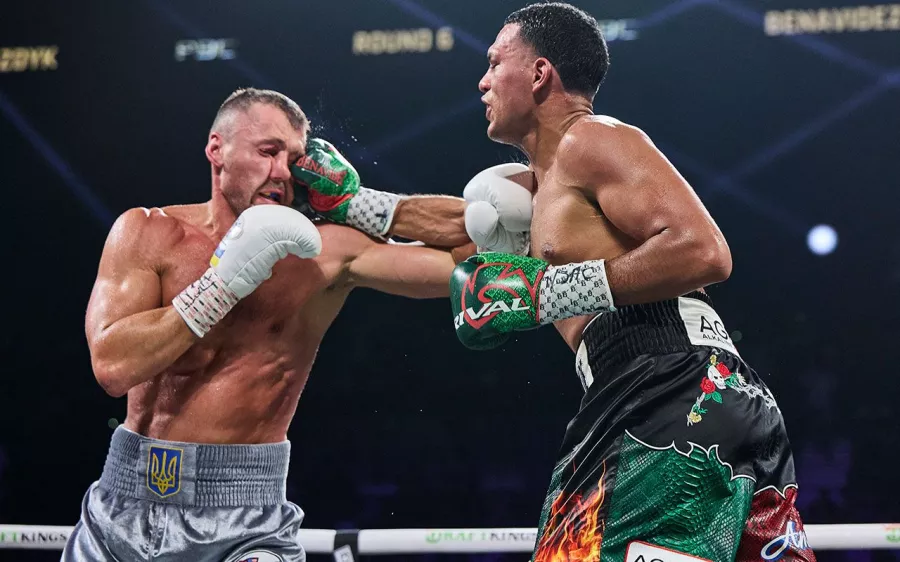 Los demoledores golpes de David Benavidez