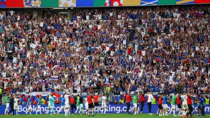 Eslovaquia festejó con todo el histórico triunfo ante Bélgica en la Eurocopa