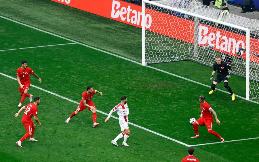 Así celebra Georgia su primer gol en una Eurocopa