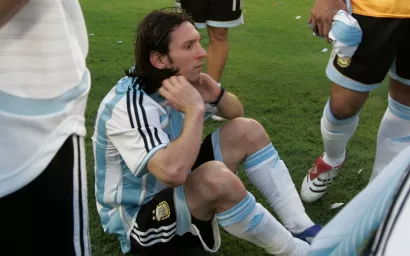 8. Leo's first lost final in the Copa América.  They lost in the 2007 edition 3-0 against Brazil