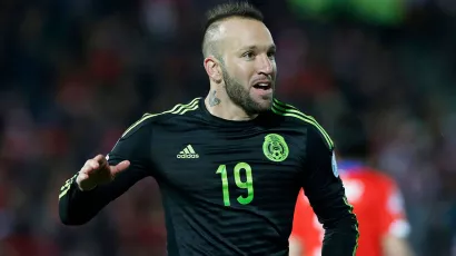 MATÍAS VUOSO, THE ONLY NATURALIZED GOAL SCOREER.  In 2015 El Tri also went with an alternate team and was still eliminated in the group stage.  The 3-3 against Chile with a double from 'Toro' was his best game.