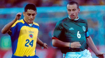 AMERICAN CUP FINAL 2001. Now without Argentina on the map, El Tri was faced with the greatest opportunity in its history to be champion, however, it could not against the host Colombia and lost the final 1-0.