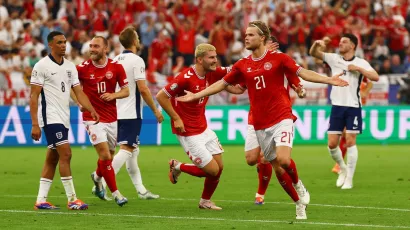 Denmark 1-1 England