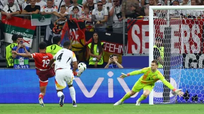 Dan Ndoye opened the scoring in the duel between Switzerland and Germany that would leave the Swiss in first position in Group A