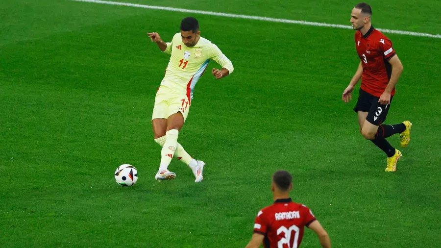 Ferran abrió el marcador en el duelo entre Albania y España