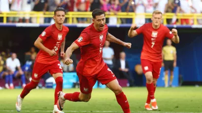 It is Lewandowski's sixth goal in the history of the tournament and the first in the 2024 edition.