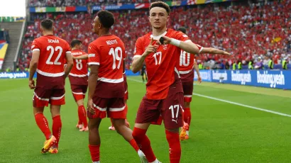 Ruben Vargas scored 2-0 in favor of Switzerland against Italy with a great goal at the beginning of the second half