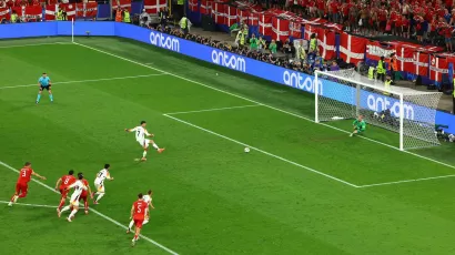 Second goal of the Euro Cup for the '7'