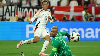 Musiala became the youngest German footballer to score in a knockout round