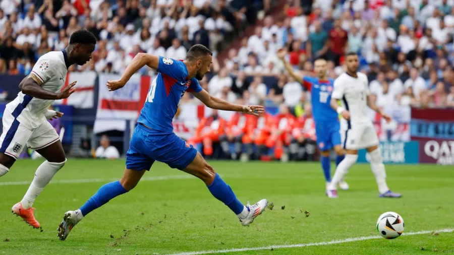 Tercer gol del delantero eslovaco en la Eurocopa