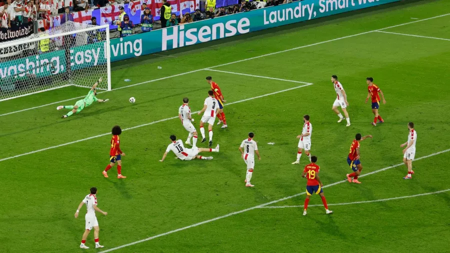 Primer gol de Rodri con la Selección Española en la Eurocopa