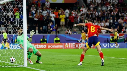 Fabián Ruíz consumó la remontada de España ante Georgia en la Eurocopa