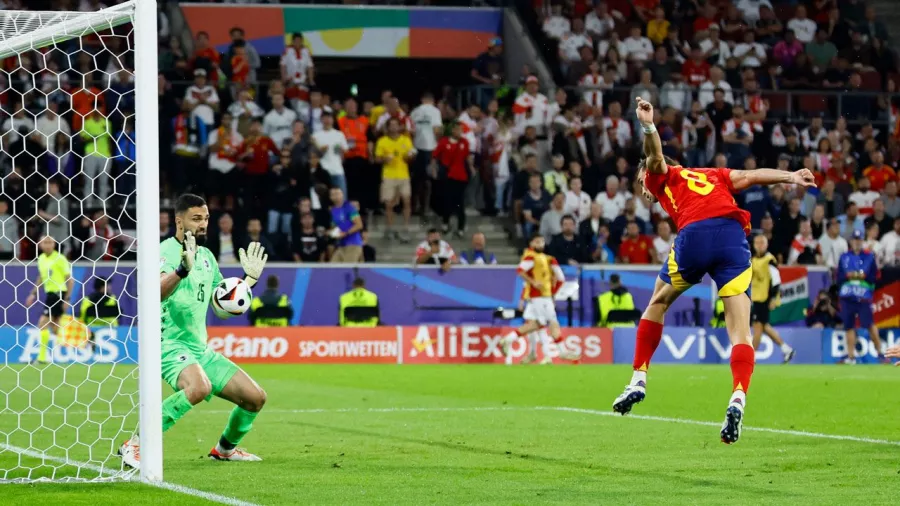 Fabián Ruíz consumó la remontada de España ante Georgia en la Eurocopa