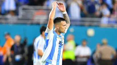 Así celebró Martínez su gran partido en Miami.