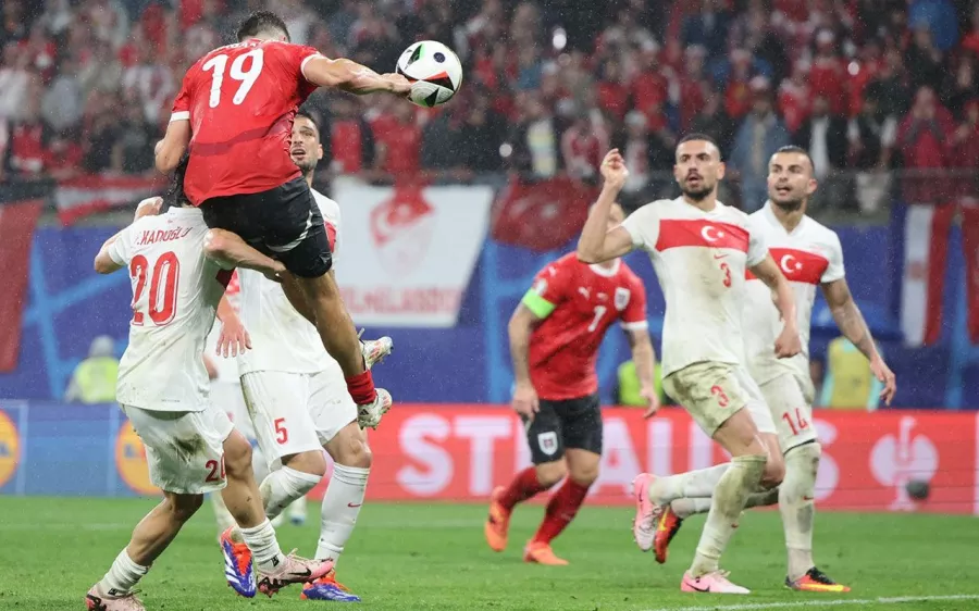 Christoph Baumgartner  tuvo la última oportunidad de gol para Austria.