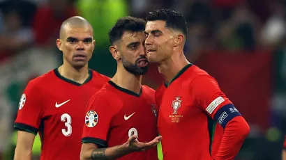 7 Portugal (-3): The Portuguese have been diluted and the problems against Georgia arose again with Slovenia.  They needed extra time and a penalty shootout to advance.  Cristiano Ronaldo has not only been erratic, but at times he has been out of tune.