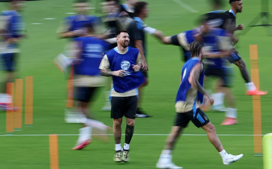 Lionel Messi y Argentina se alistan para los cuartos de final