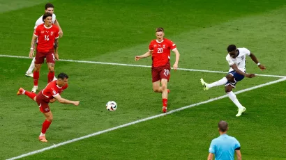 Primer gol del extremo en esta Eurocopa