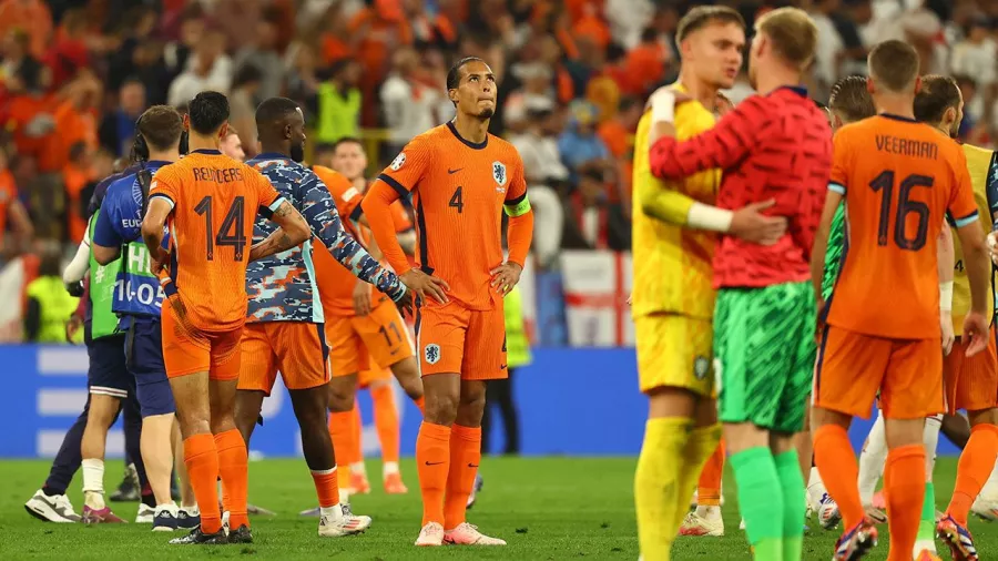 La Oranje, exprimida y eliminada por Inglaterra en la Eurocopa