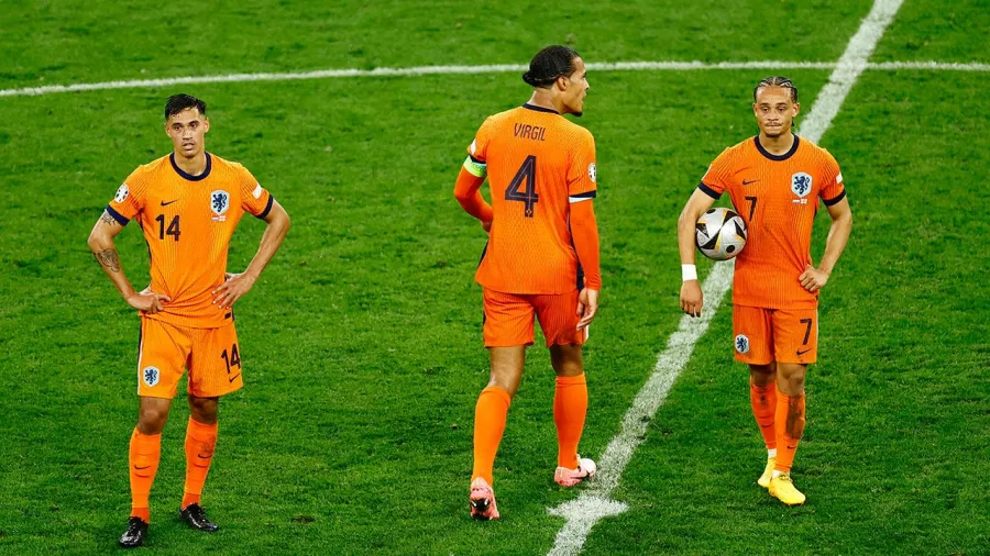 La Oranje, exprimida y eliminada por Inglaterra en la Eurocopa