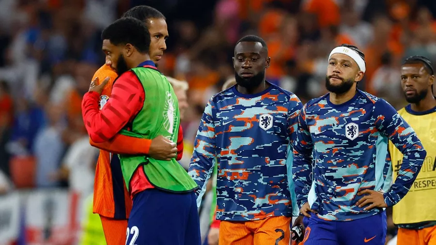 La Oranje, exprimida y eliminada por Inglaterra en la Eurocopa