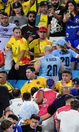 La Conmebol abre expediente por la violencia entre Uruguay y Colombia