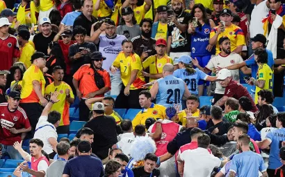 La Conmebol abre expediente por la violencia entre Uruguay y Colombia