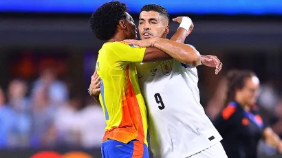 Luis Suárez culpa a los jugadores de Colombia por su alegría