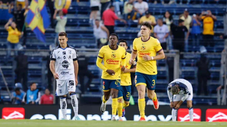 América y Querétaro no se guardaron nada en el primer tiempo