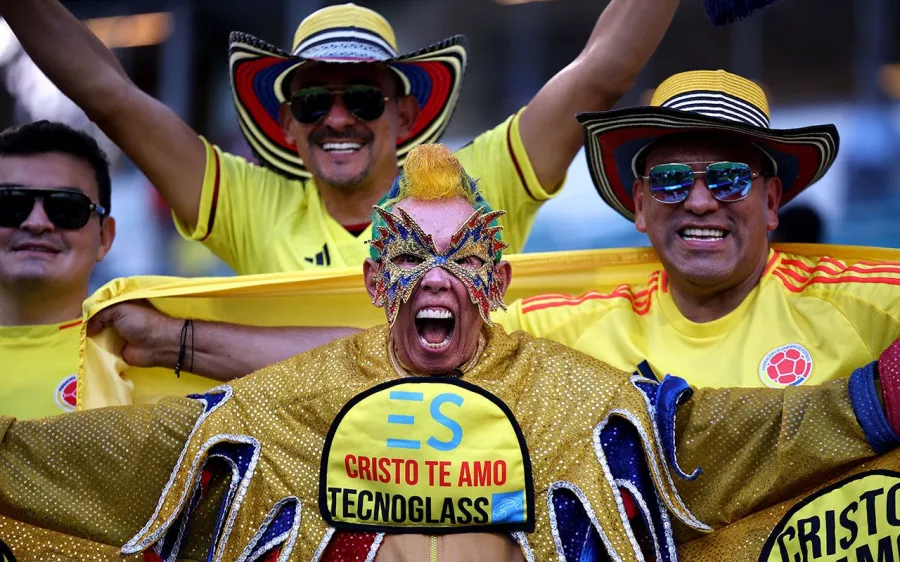 Ambiente, fiesta y pasión antes de la final entre Colombia y Argentina