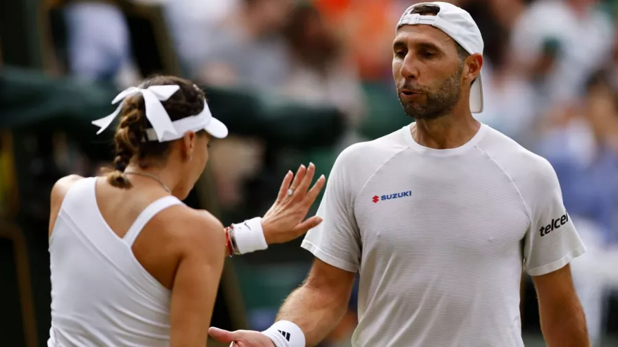 Santiago González y Giuliana Olmos, dignos subcampeones de Wimbledon