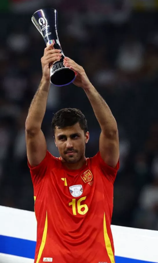 Rodri, el mejor jugador de la Eurocopa 2024