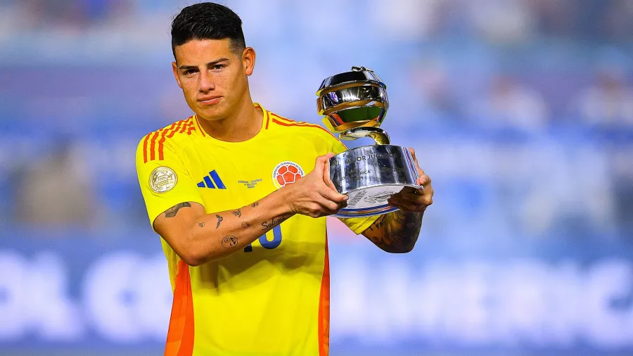 James finalizó el torneo con 6 asistencias y 1 gol, además de ser el motor de Colombia para llegar a la final