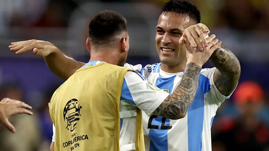 Lautaro Martínez le puso fuego al gol del título