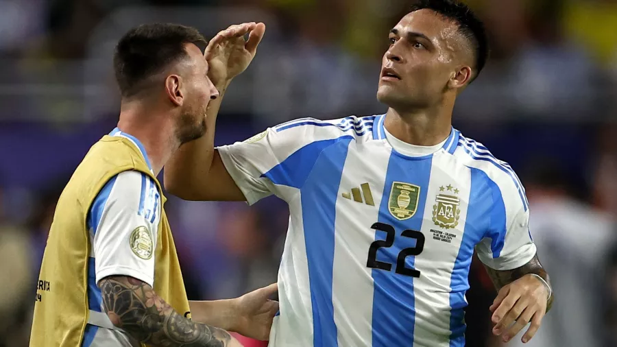 Lautaro Martínez le puso fuego al gol del título