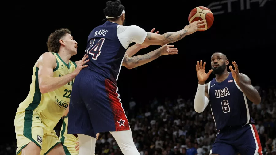 El Team USA sudó de más para derrotar a Australia