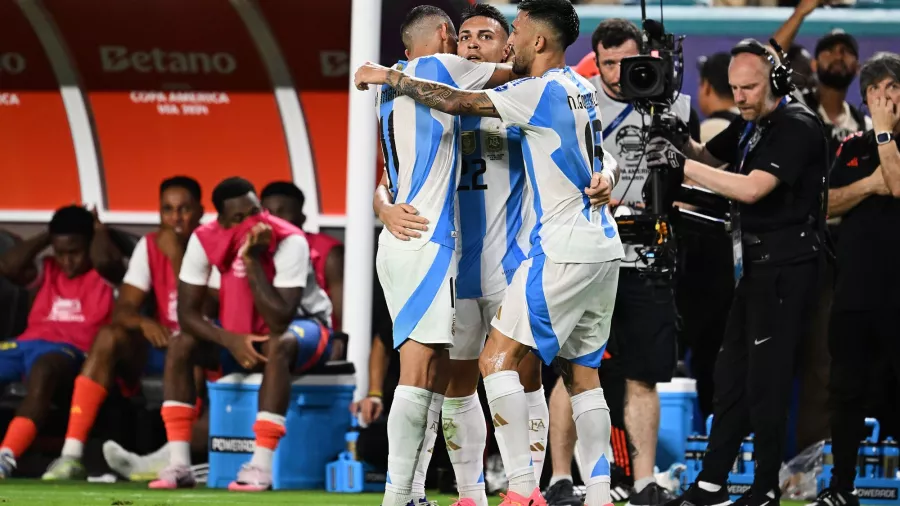 Lautaro Martínez le puso fuego al gol del título