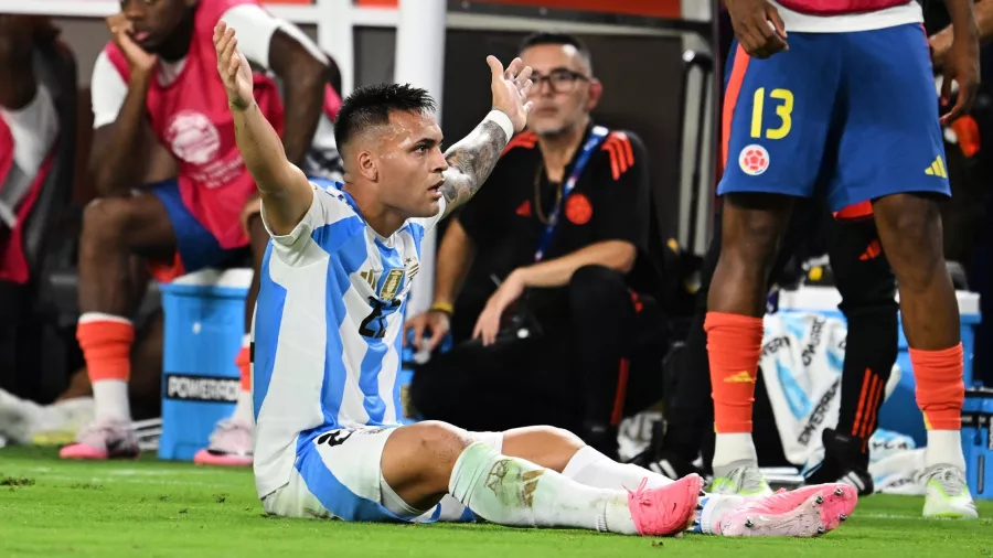 Lautaro Martínez le puso fuego al gol del título