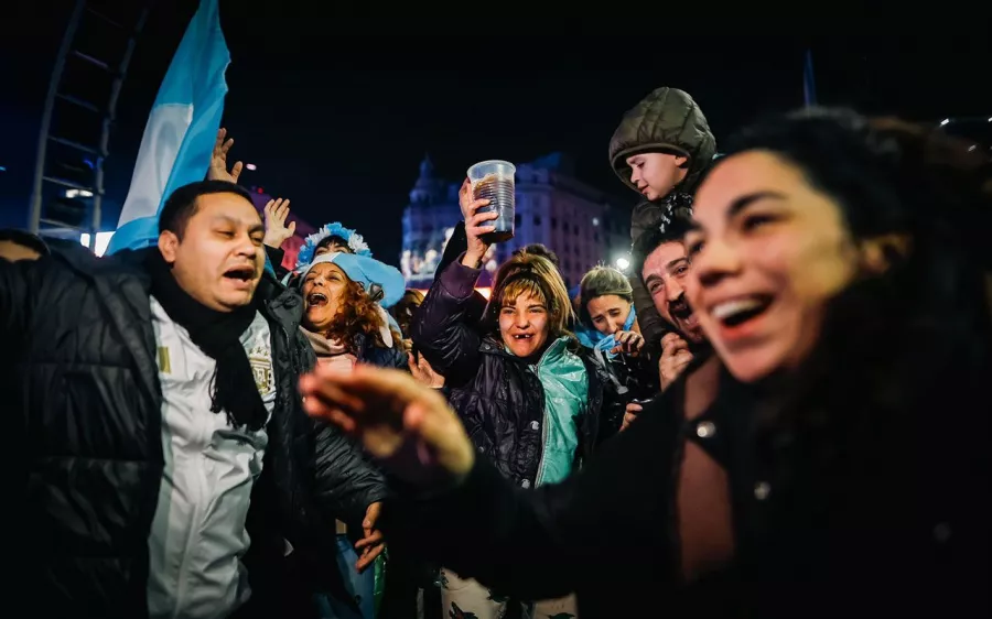 Argentina no durmió; así fue la celebración en Buenos Aires